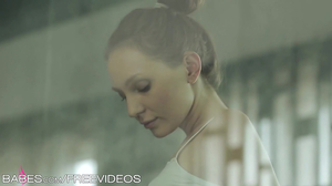 Morning sex of married couple in the shower