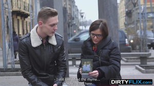 Libidinous cutie has sexual intercourse with random dude