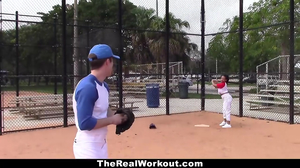 Busty Latina Loves To Play with Balls