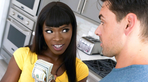 Incredible black teen gets creampied by a BWC