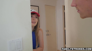 Pokemon cosplaying babe gets her teen body fucked