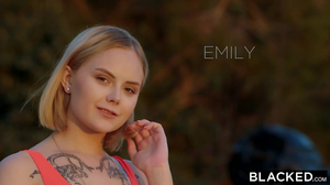 Big black cock domiantes a teen blonde on the beach