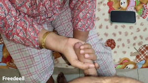 Real Indian Bhabhi having sex with stranger