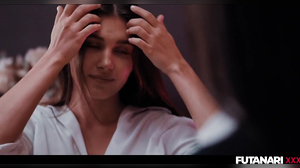 Lia Lin Gives Her fury To Celebrity Model Ellie Luna With Fat Trouser Snake