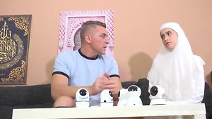 Jaw-Dropping hijab wife is suspected of cuckoldry